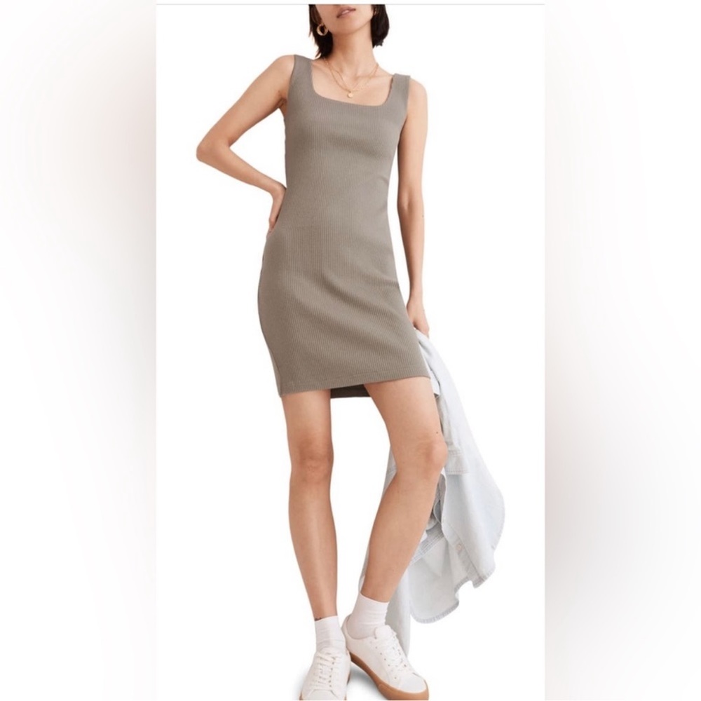 Sage Green Madewell Dress